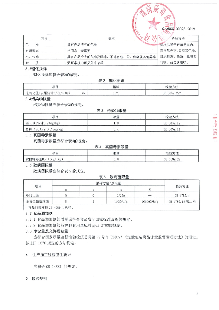 Q/ANGC 0002S-2019 标准预览