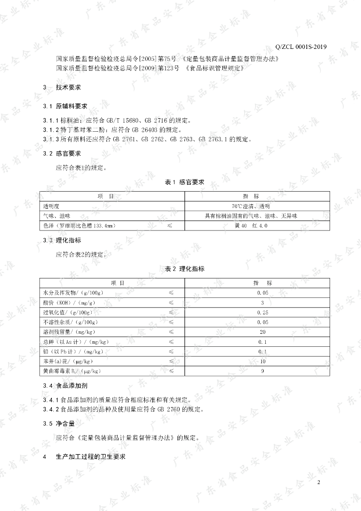 Q/ZCL 0001S-2019 标准预览