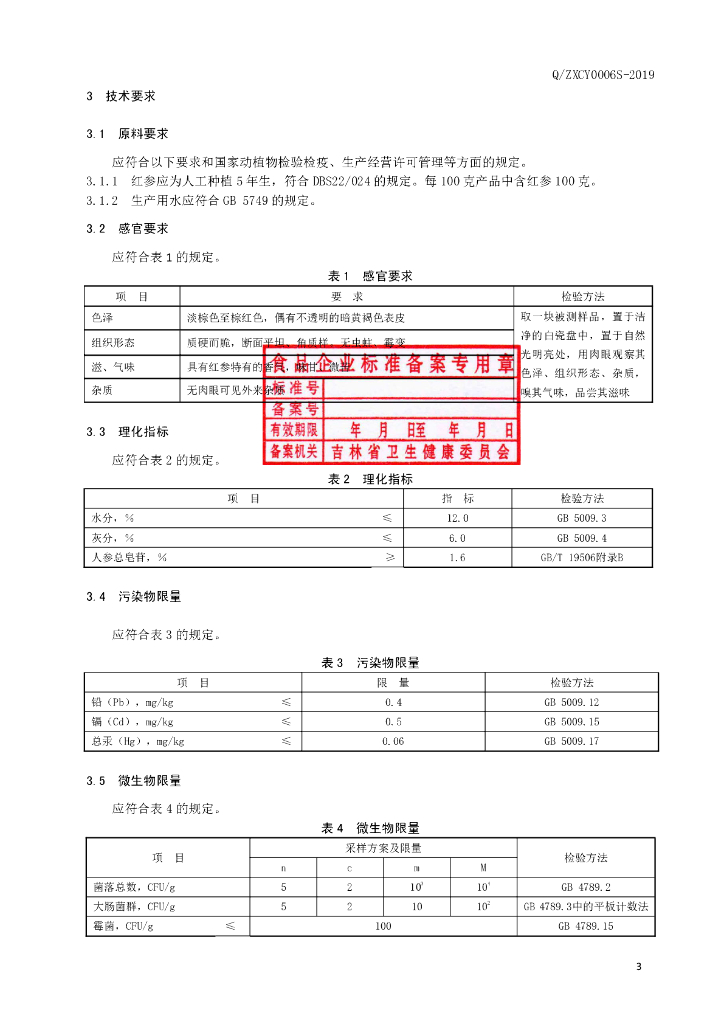Q/ZXCY 0006S-2019 标准预览