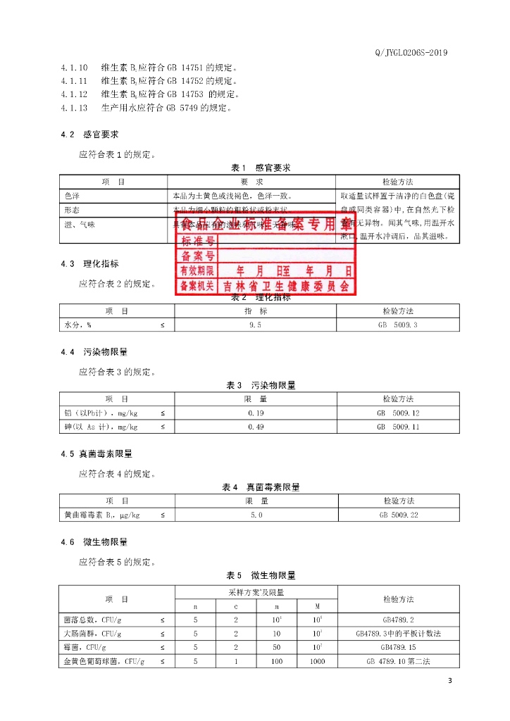 Q/JYGL 0206S-2019 标准预览