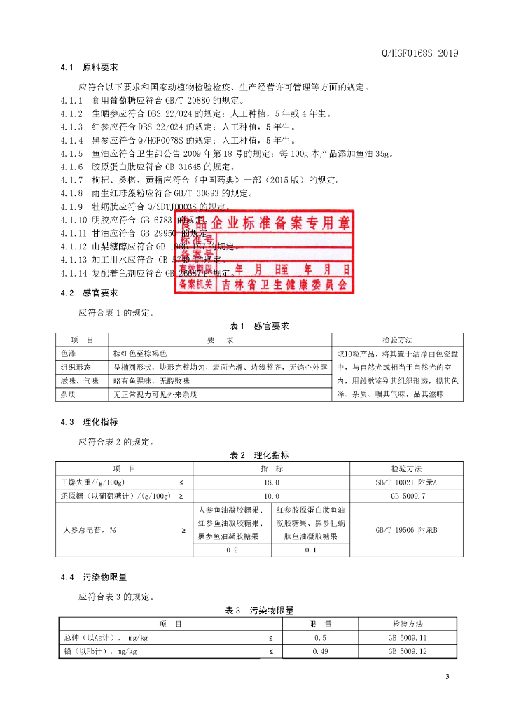 Q/HGF 0168S-2019 标准预览