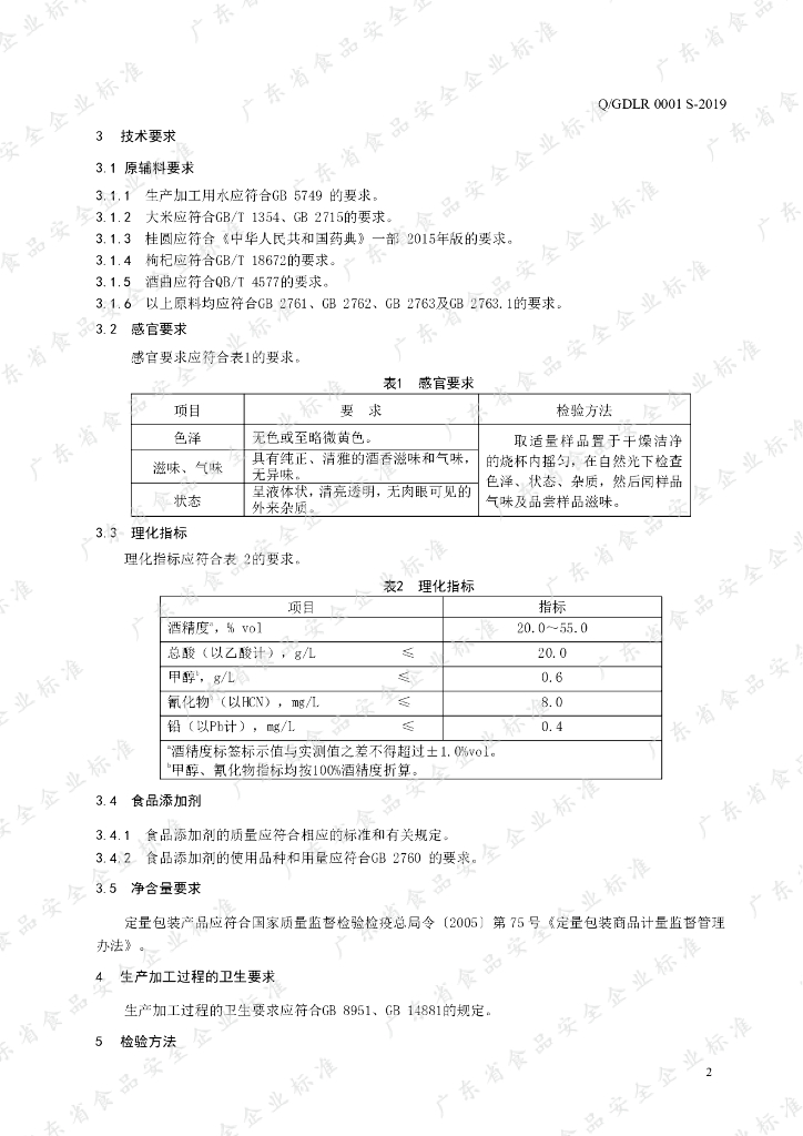 Q/GDLR 0001S-2019 标准预览