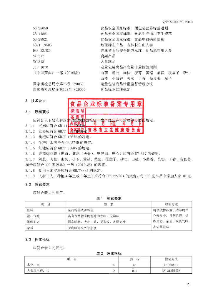 Q/BSSC 0093S-2019 标准预览