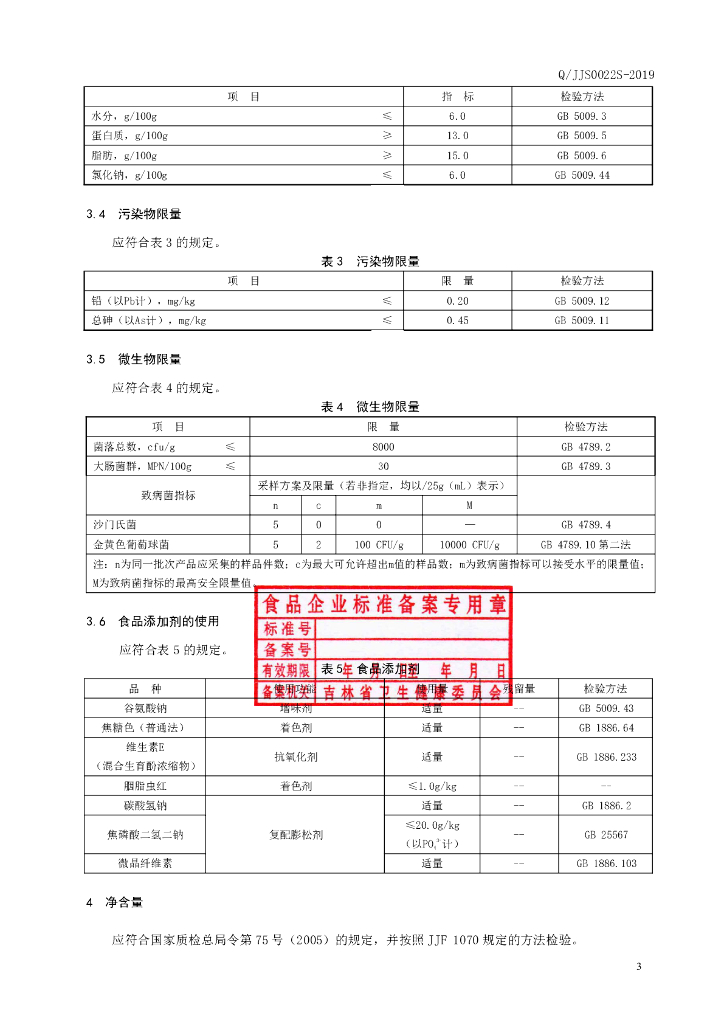 Q/JJS 0022S-2019 标准预览