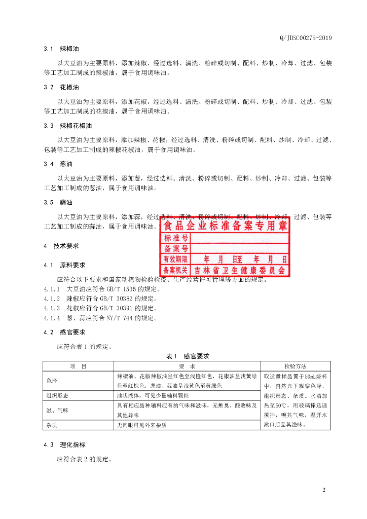 Q/JDSC 0027S-2019 标准预览