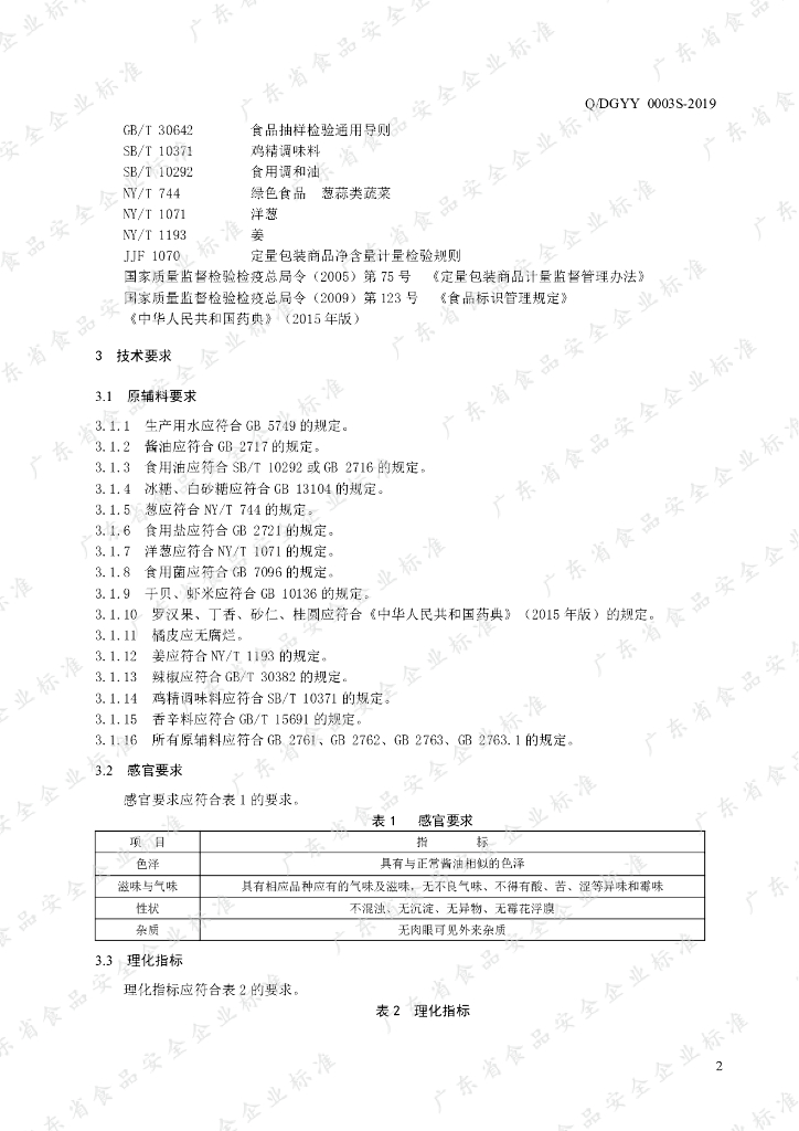 Q/DGYY 0003S-2019 标准预览