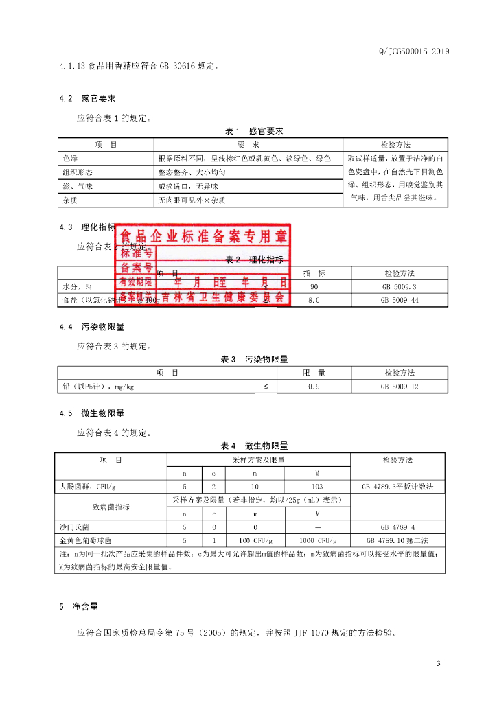 Q/JCGS 0001S-2019 标准预览