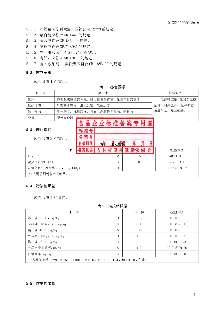 Q/ZXSP 0002S-2019 标准预览
