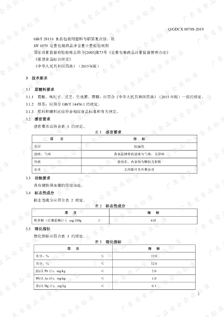Q/GDCX 0078S-2019 标准预览