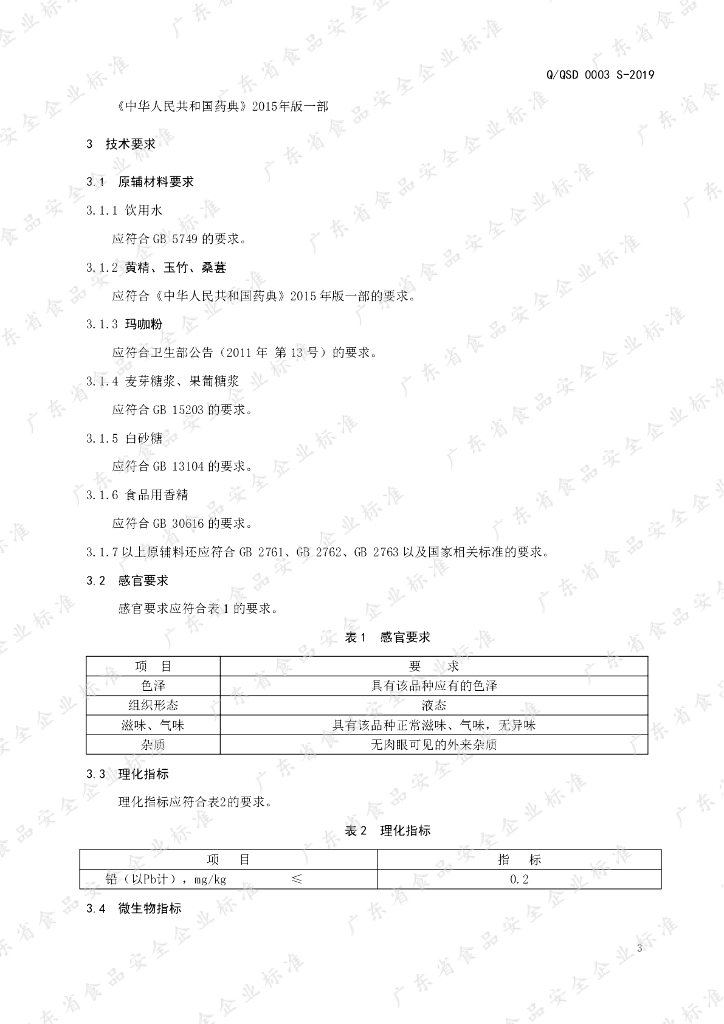 Q/QSD 0003S-2019 标准预览