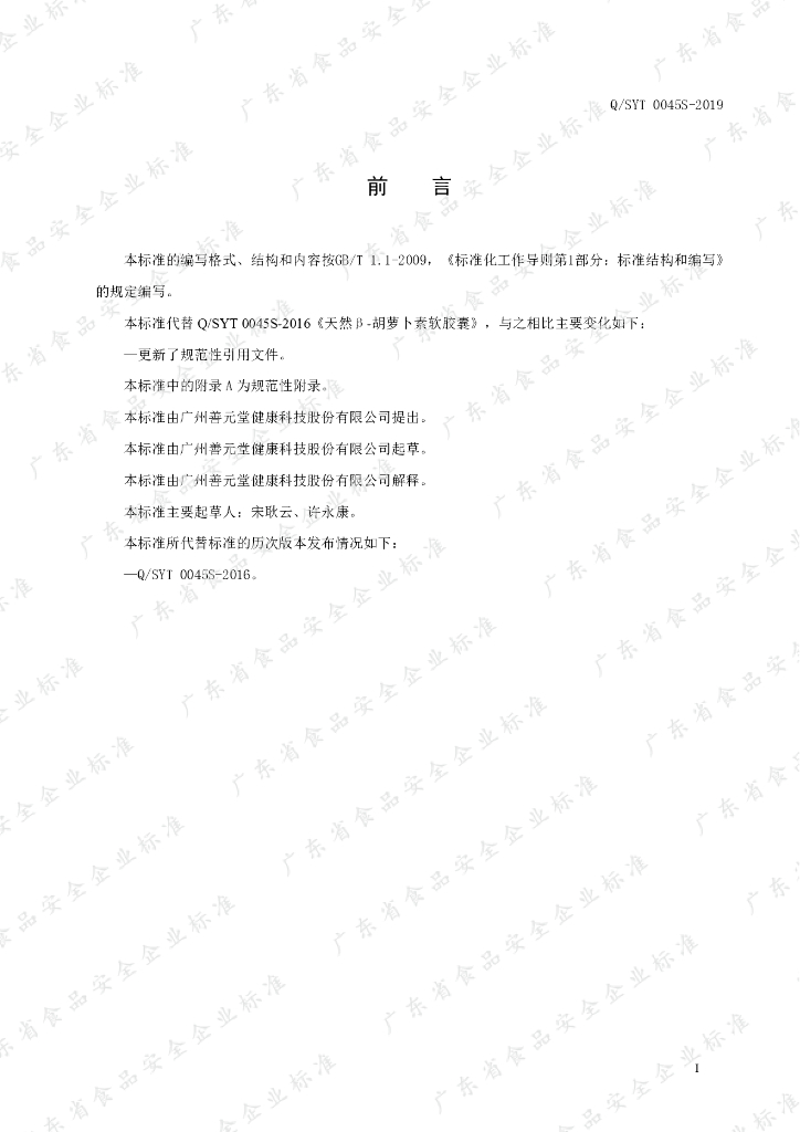 Q/SYT 0045S-2019 标准预览
