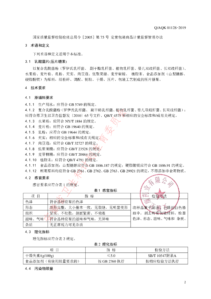 Q/AQK 0112S-2019 标准预览