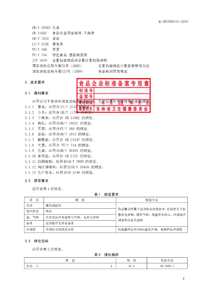 Q/JDST 0015S-2019 标准预览
