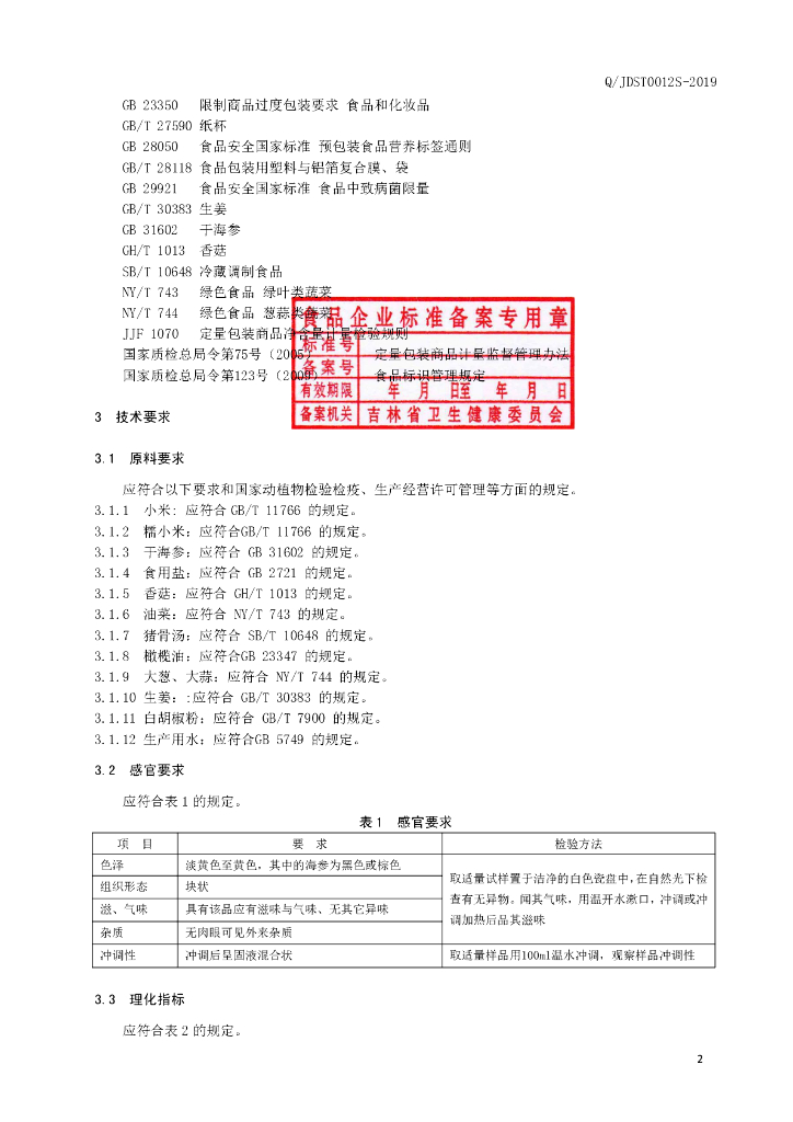 Q/JDST 0012S-2019 标准预览