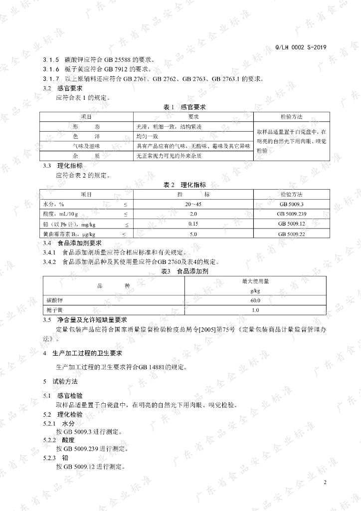 Q/LH 0002S-2019 标准预览