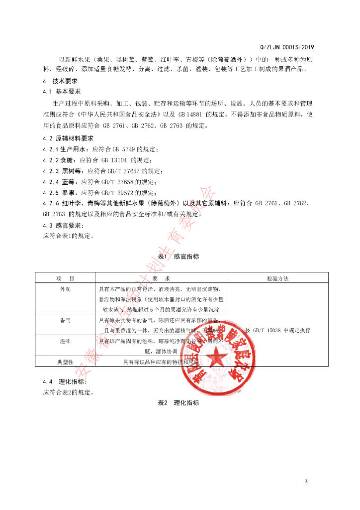 Q/ZLJN 0001S-2019 标准预览