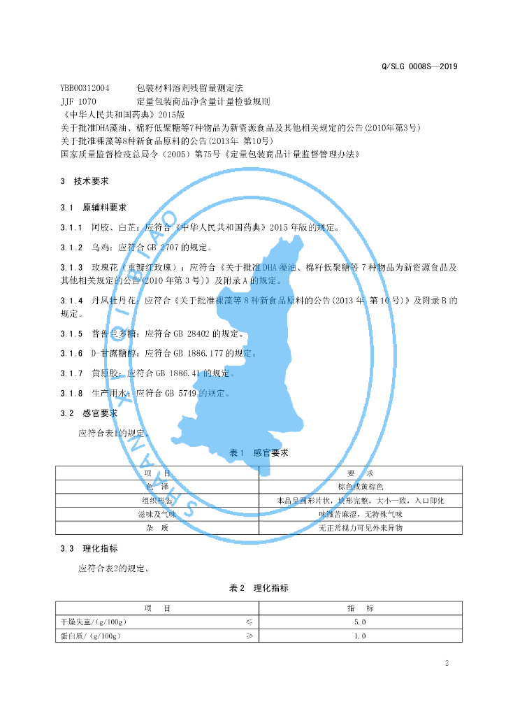 Q/SLG 0008S-2019 标准预览