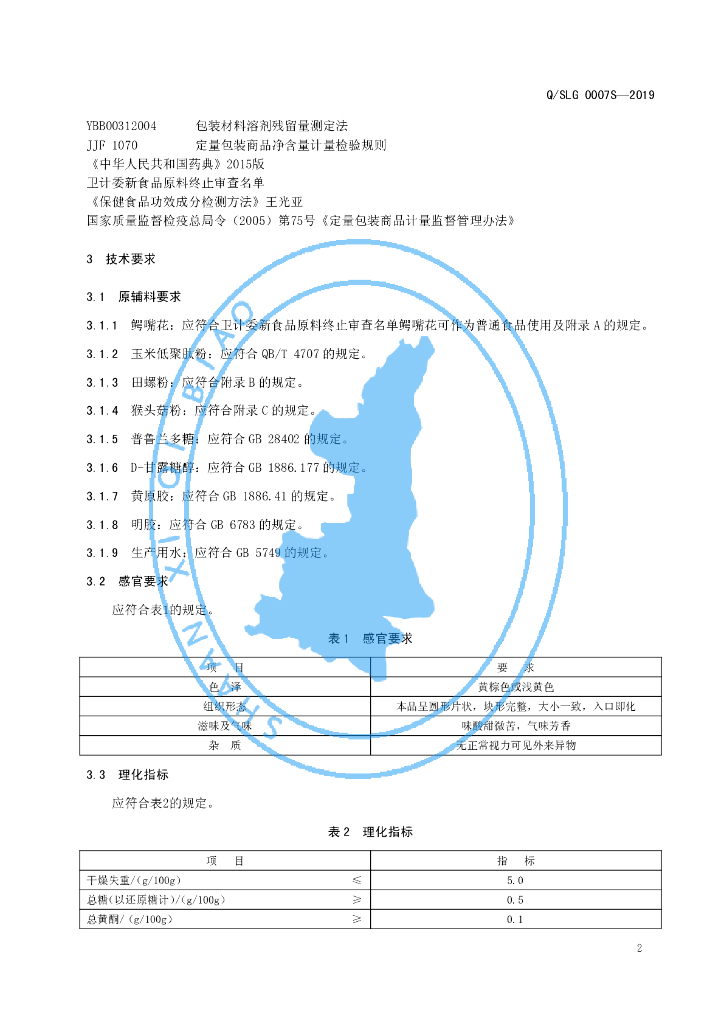 Q/SLG 0007S-2019 标准预览