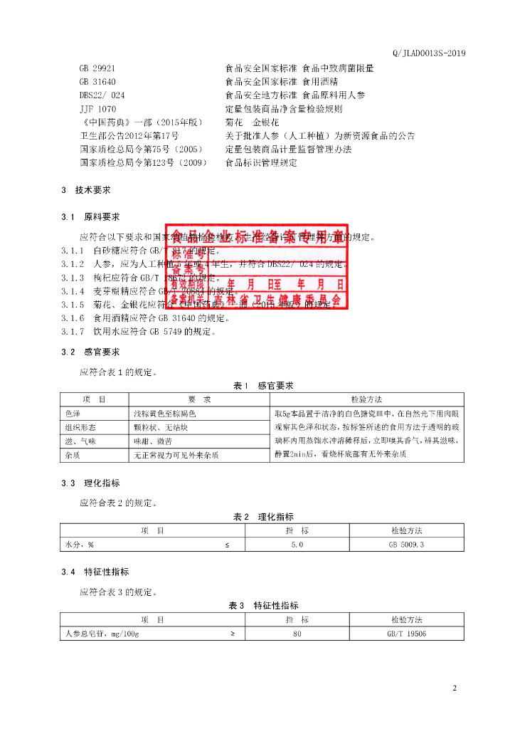 Q/JLAD 0013S-2019 标准预览