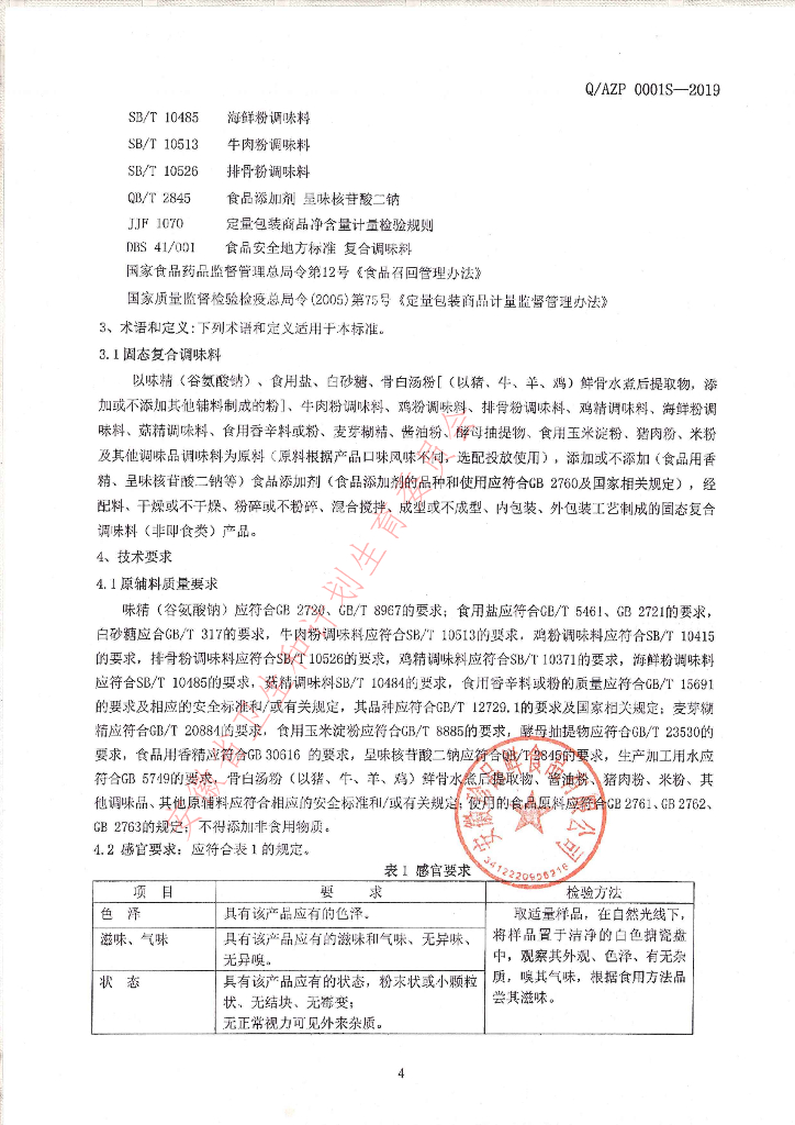 Q/AZP 0001S-2019 标准预览