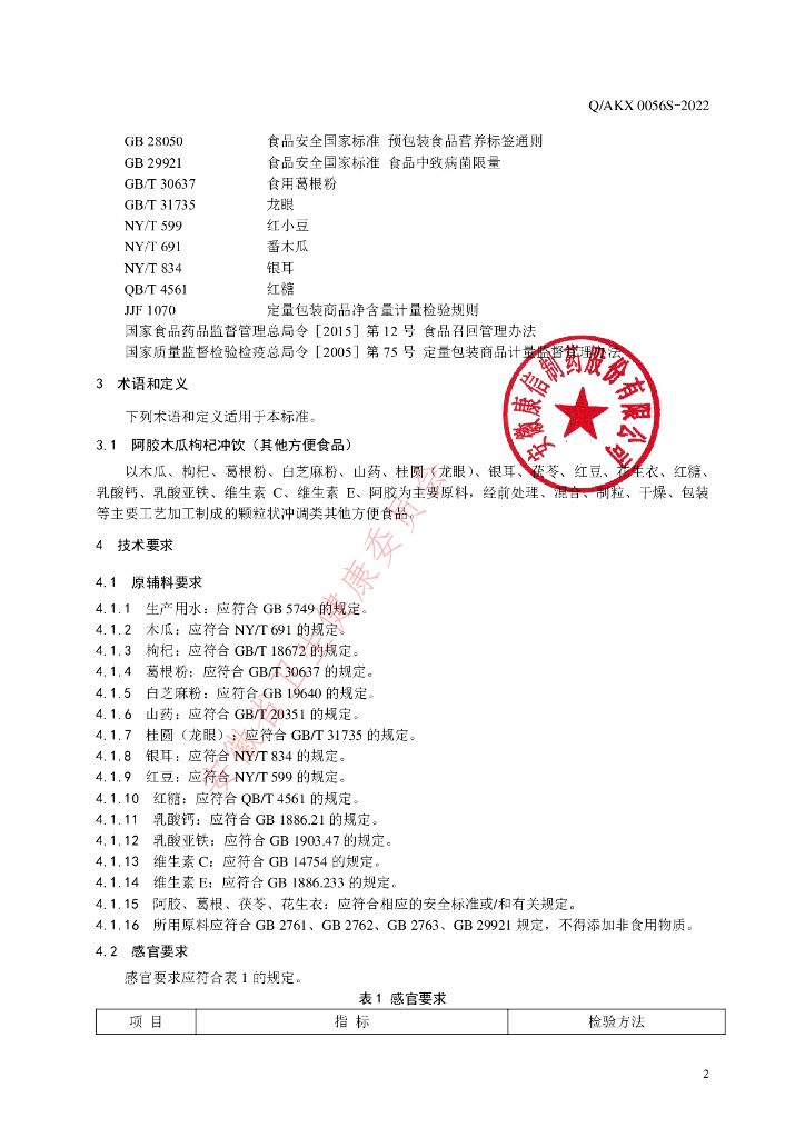 Q/AKX 0056S-2022 标准预览