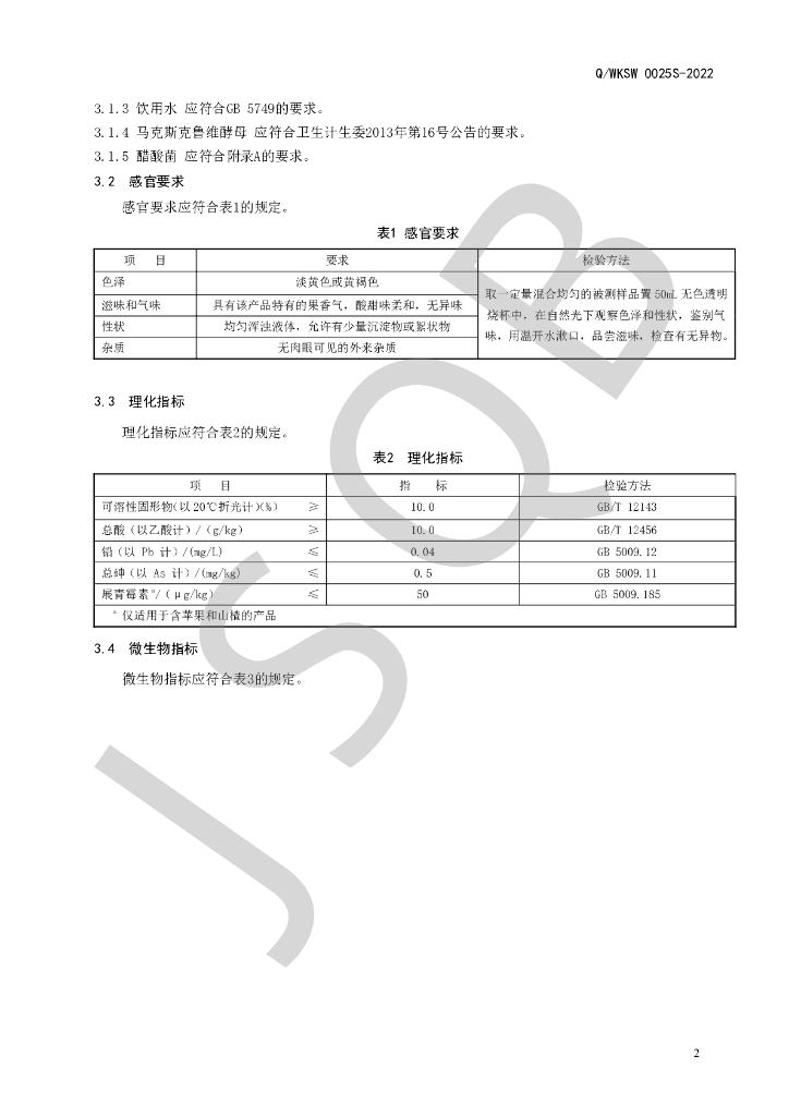 Q/WKSW 0025S-2022 标准预览