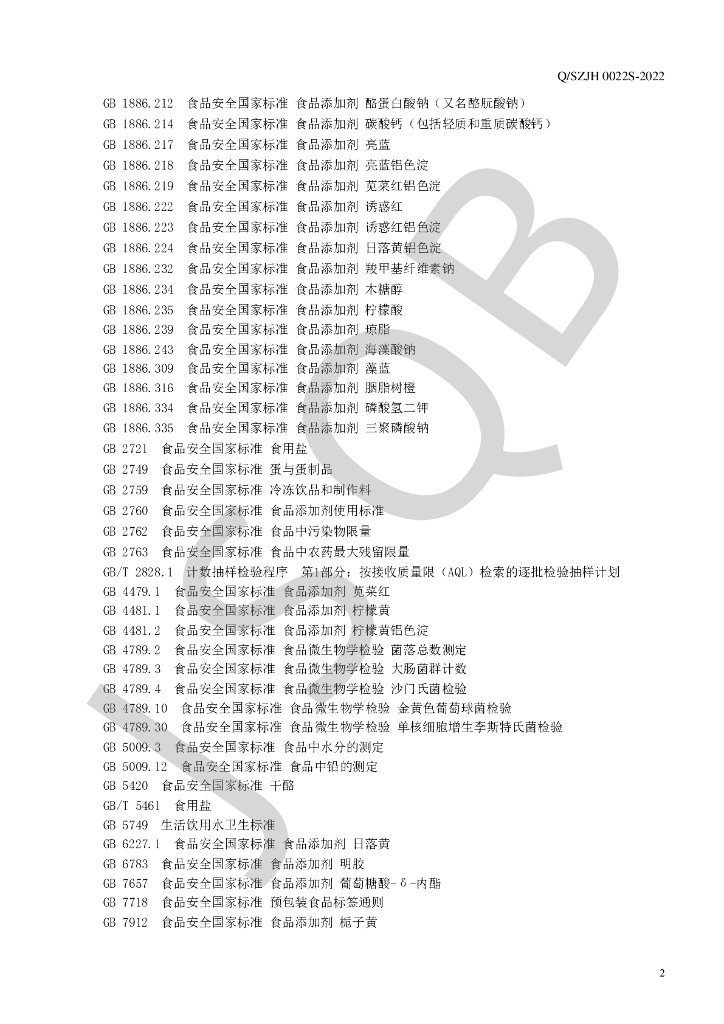 Q/SZJH 0022S-2022 标准预览