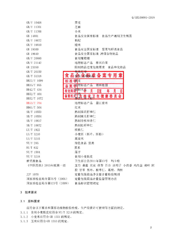 Q/GEL 0009S-2019 标准预览