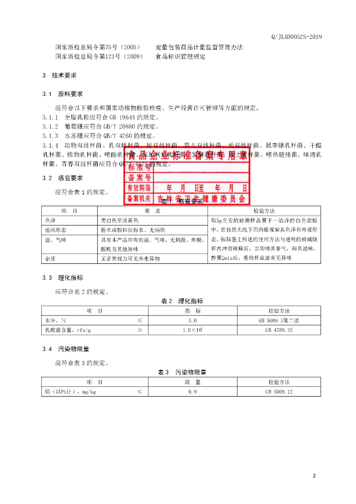 Q/JLAD 0052S-2019 标准预览