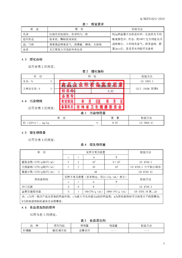 Q/HGF 0162S-2019 标准预览