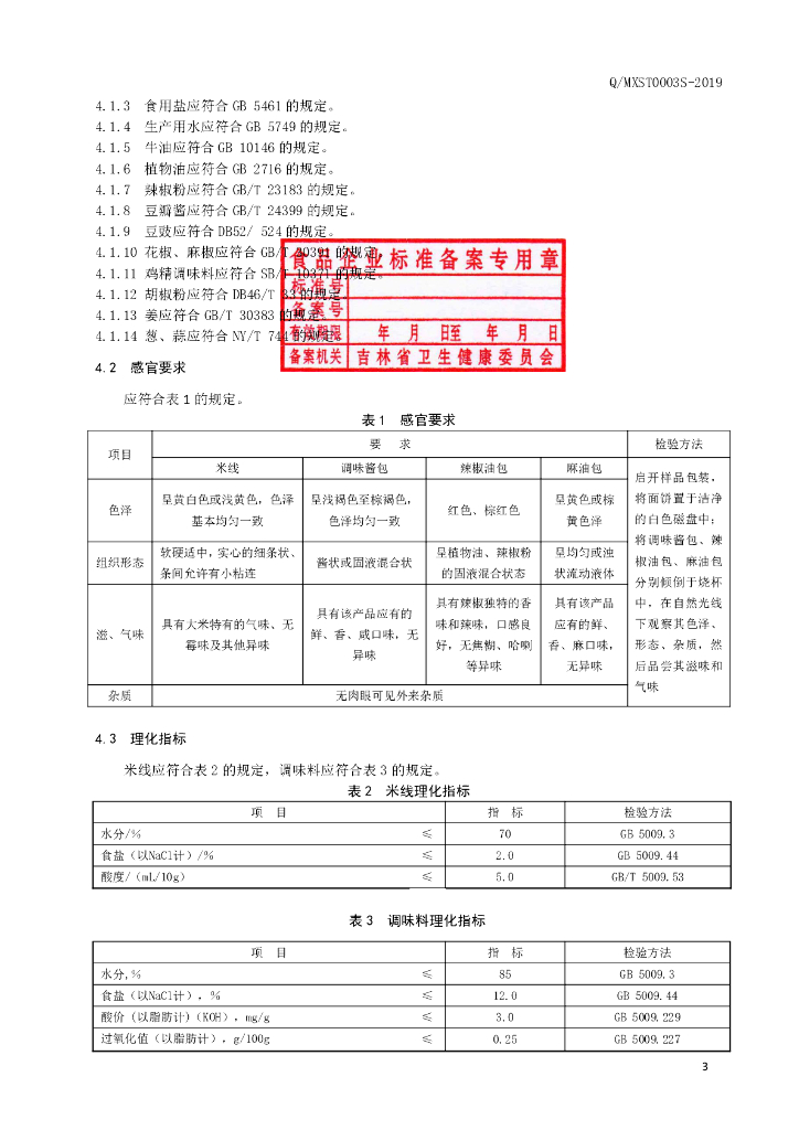 Q/MXST 0003S-2019 标准预览