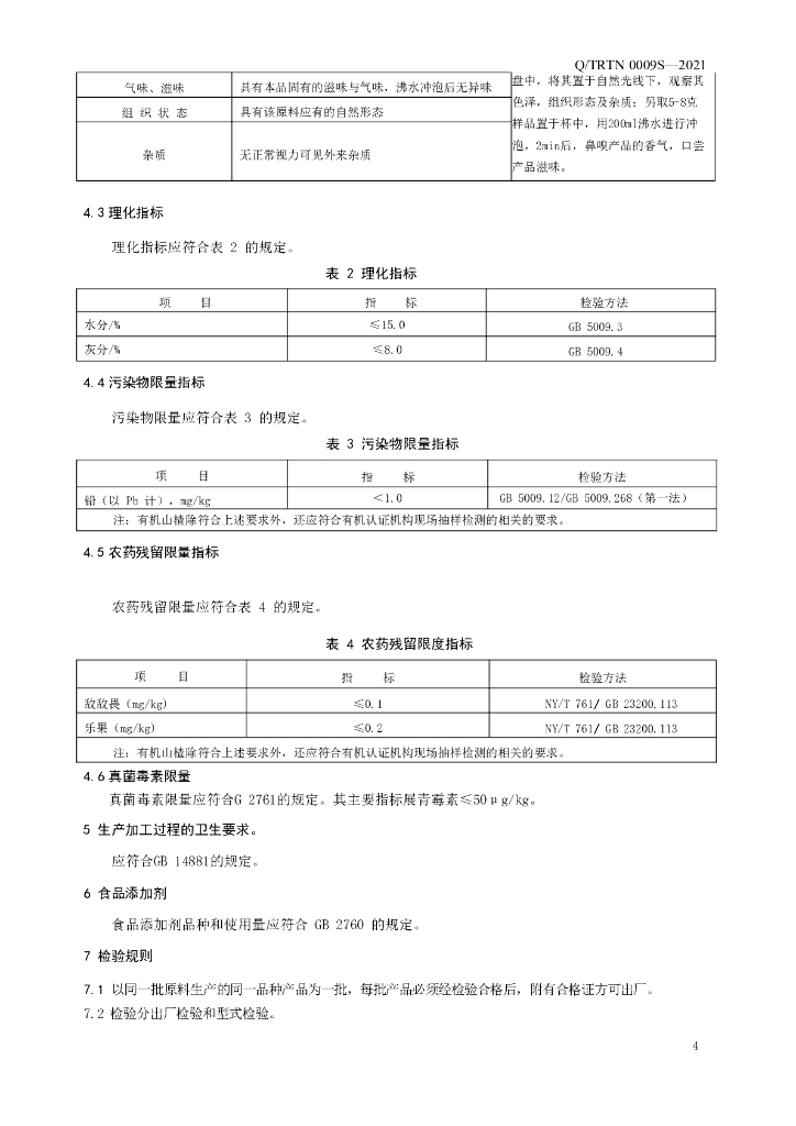 Q/TRTN 0009S-2021 标准预览