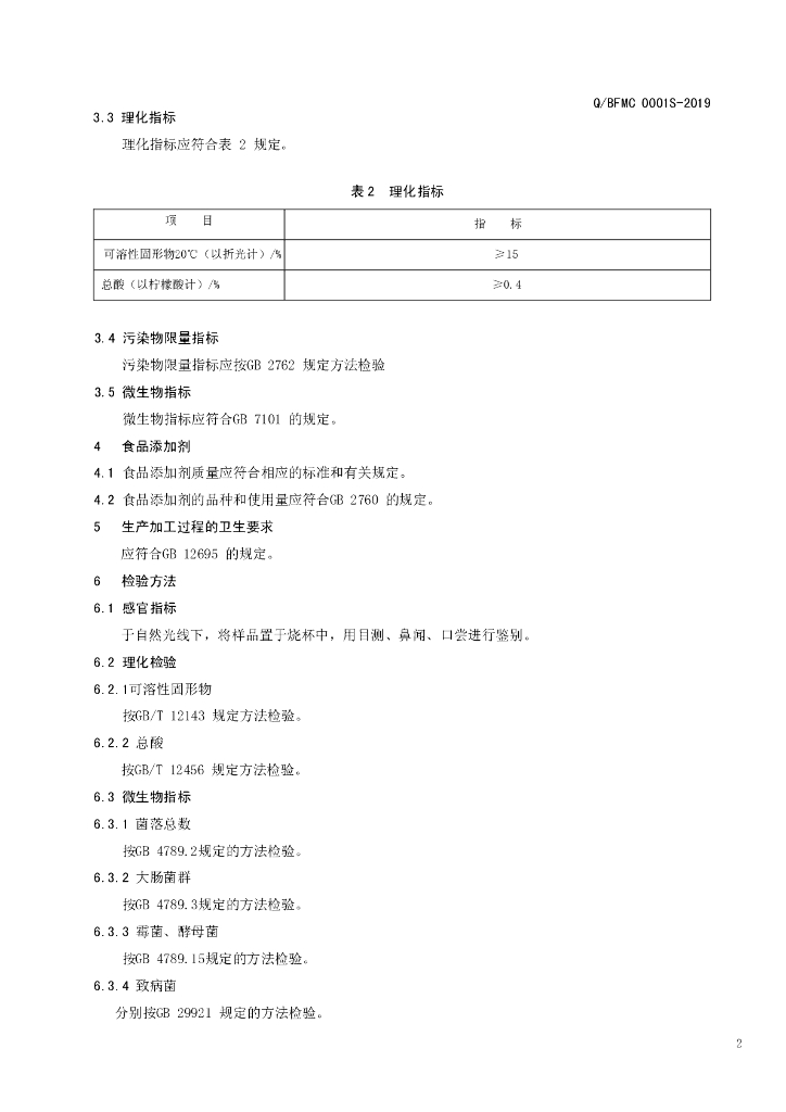 Q/BFMC 0001S-2019 标准预览