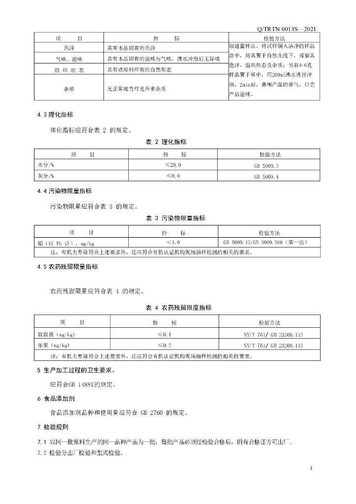 Q/TRTN 0013S-2021 标准预览