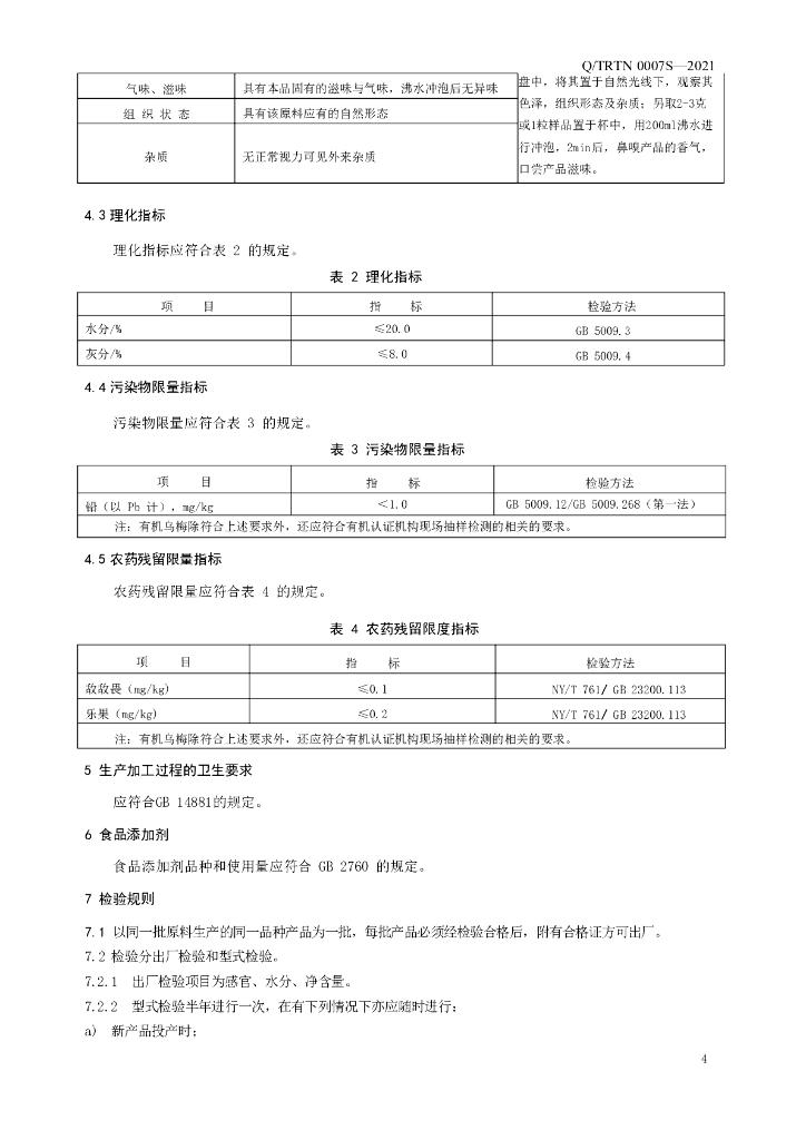 Q/TRTN 0007S-2021 标准预览