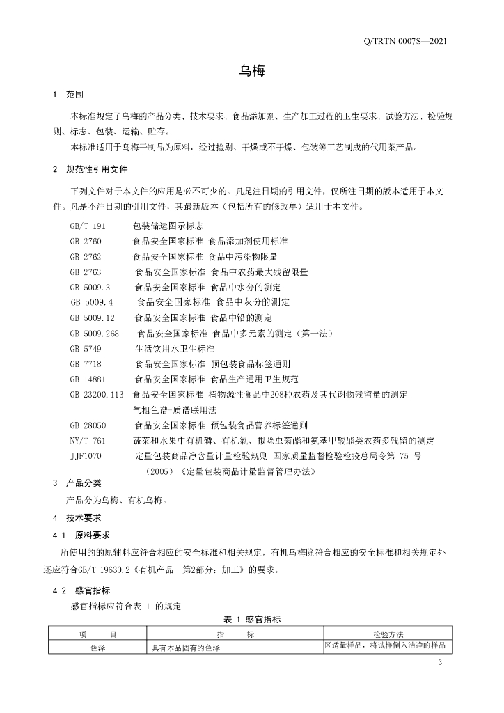 Q/TRTN 0007S-2021 标准预览