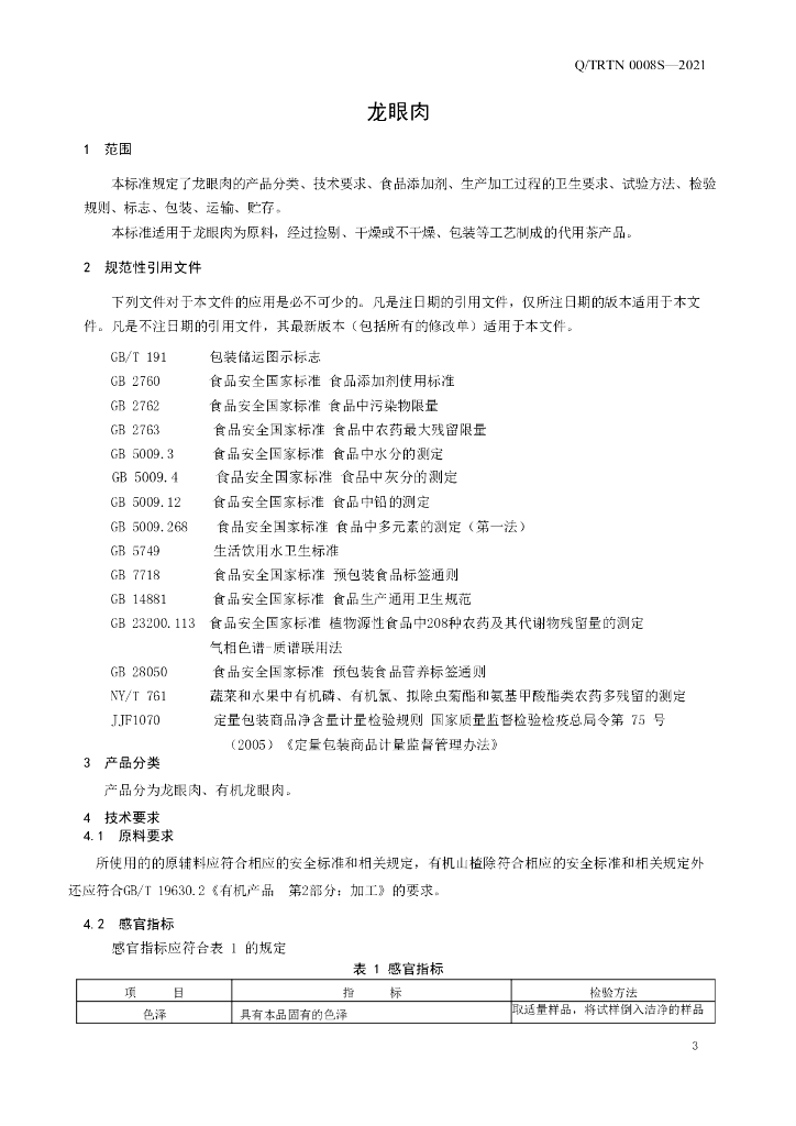 Q/TRTN 0008S-2021 标准预览