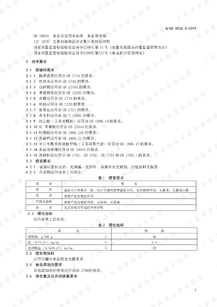 Q/HX 0026S-2019 标准预览