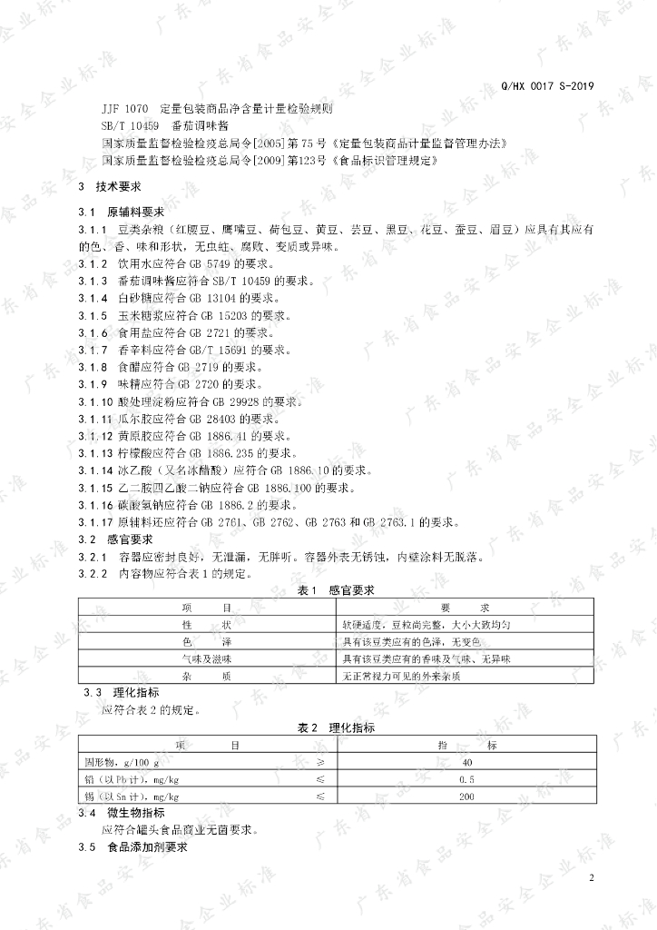 Q/HX 0017S-2019 标准预览
