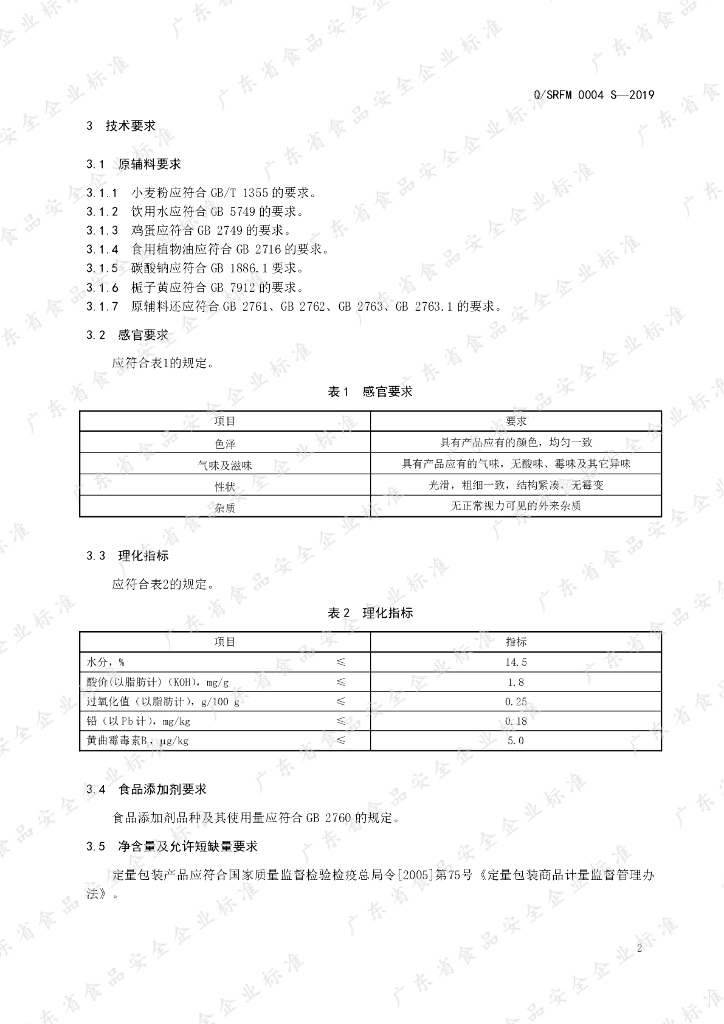 Q/SRFM 0004S-2019 标准预览