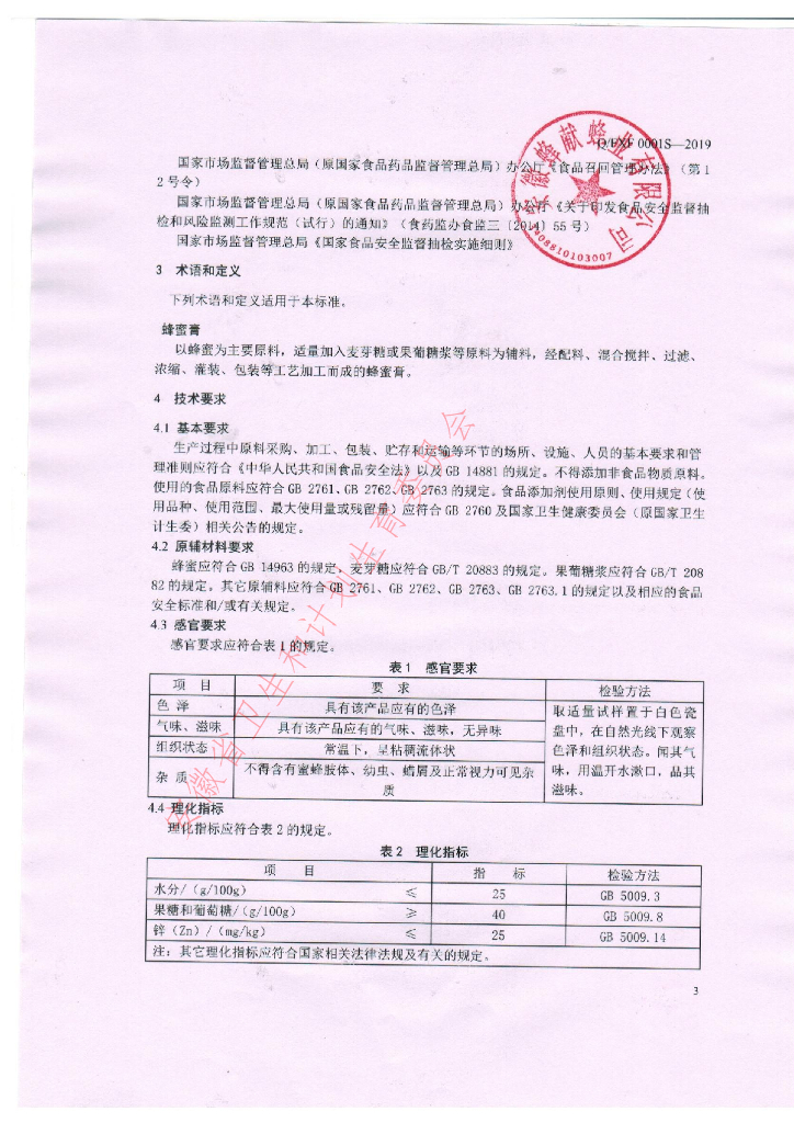 Q/FXF 0001S-2019 标准预览