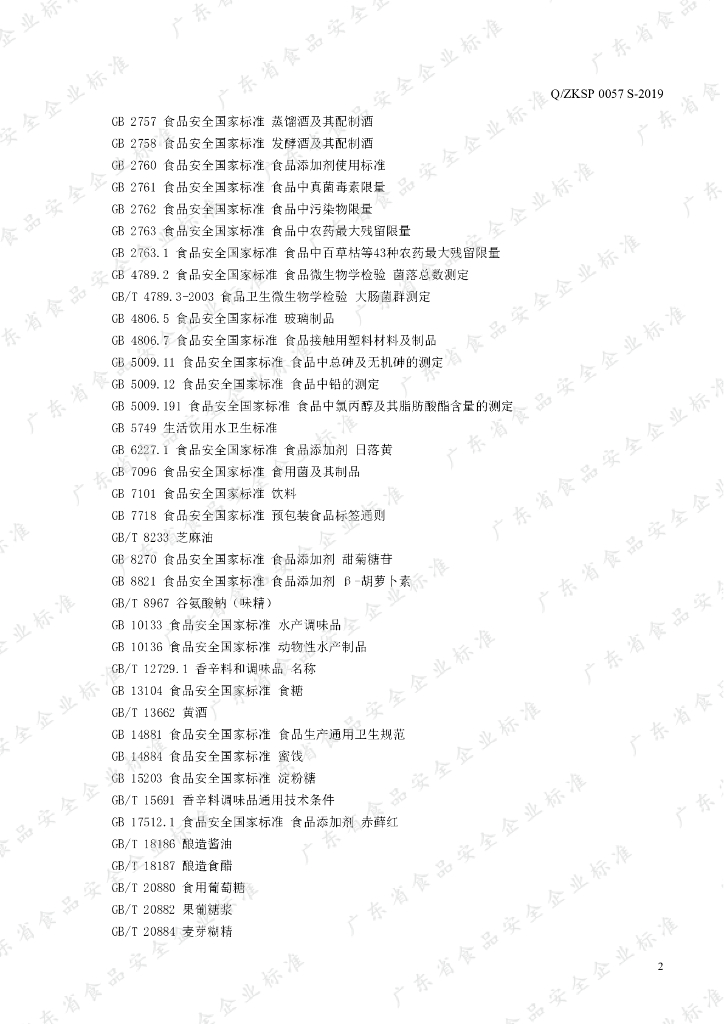 Q/ZKSP 0057S-2019 标准预览