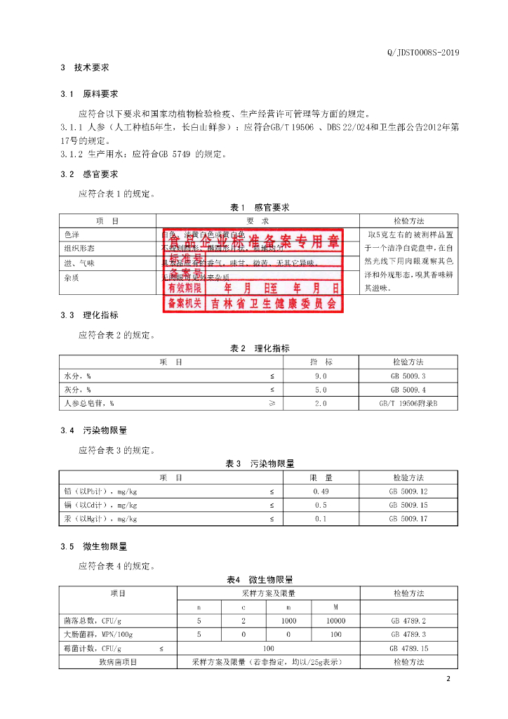 Q/JDST 0008S-2019 标准预览