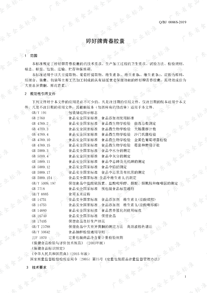 Q/BJ 0006S-2019 标准预览