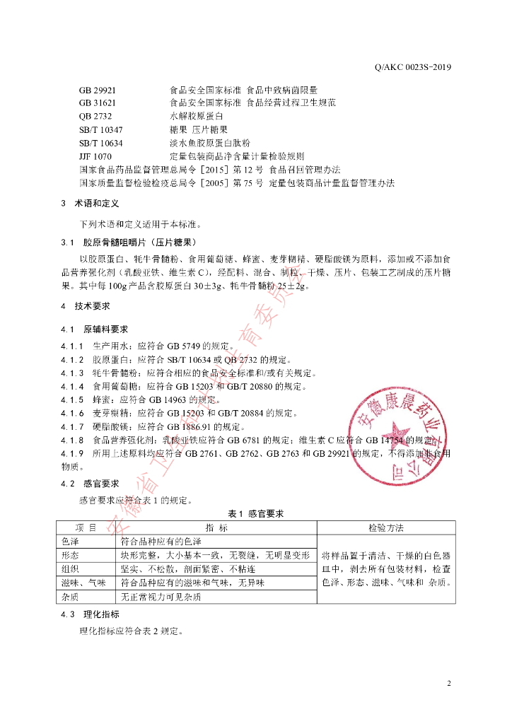 Q/AKC 0023S-2019 标准预览