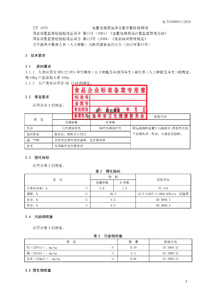 Q/TSS 0001S-2019 标准预览