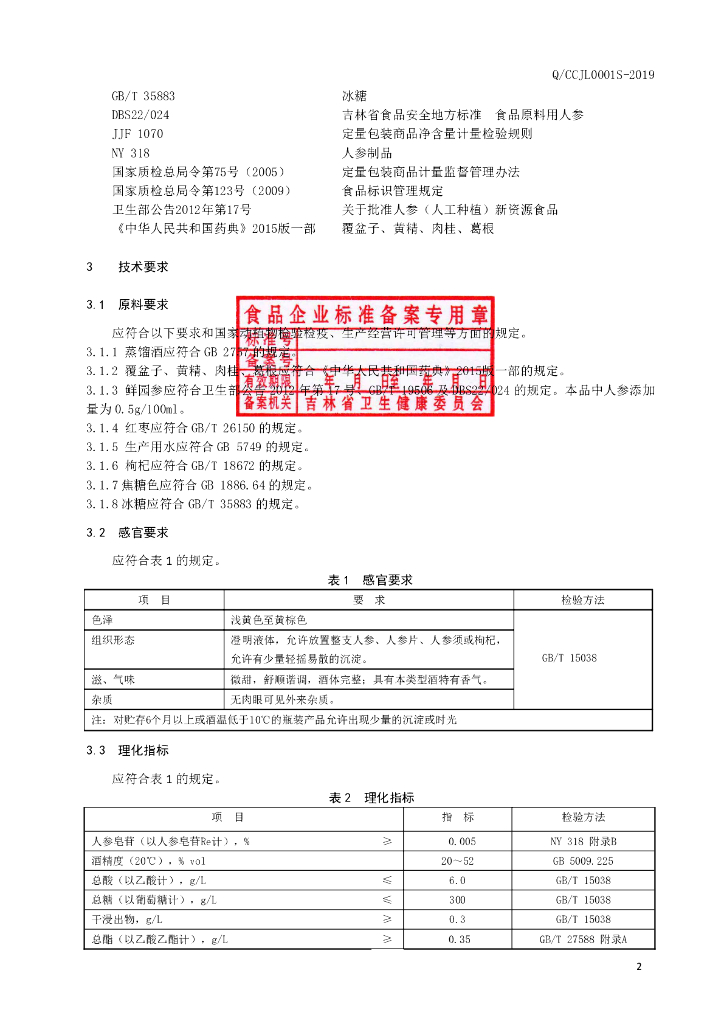 Q/CCJL 0001S-2019 标准预览