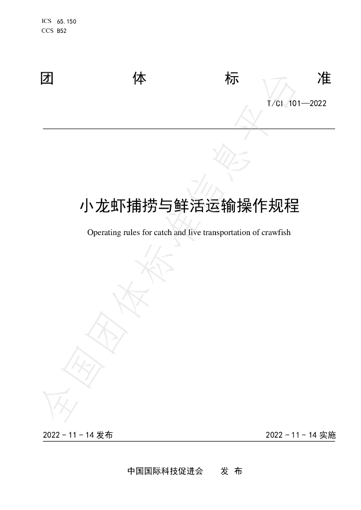 T/CI 101-2022 标准预览