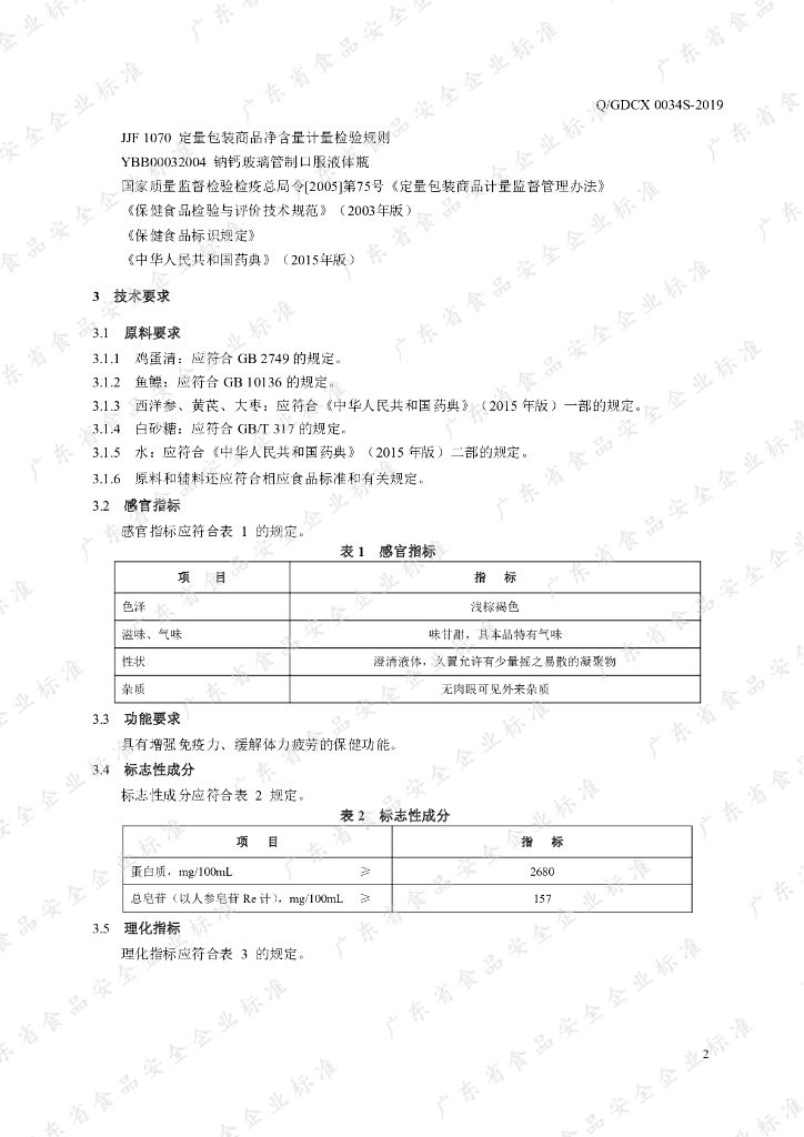 Q/GDCX 0034S-2019 标准预览