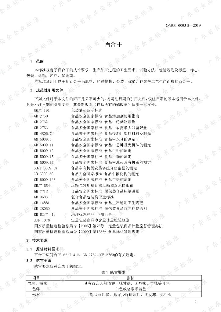 Q/SGT 0003S-2019 标准预览
